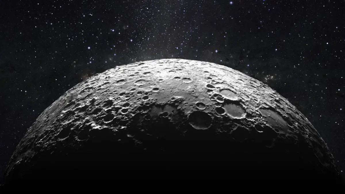 Immagine dallo spazio della Luna