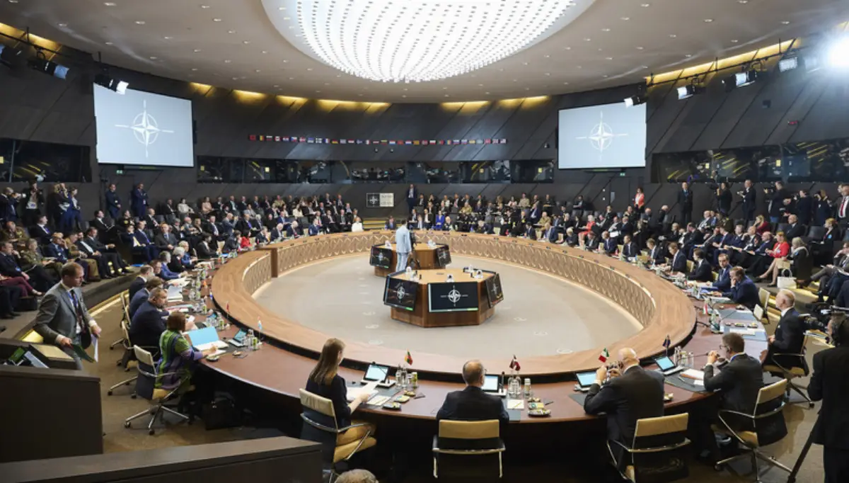 NATO during a meeting