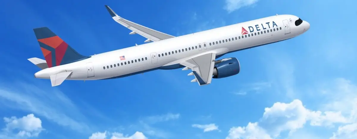 A-321neo aircraft of Delta Air Lines in flight