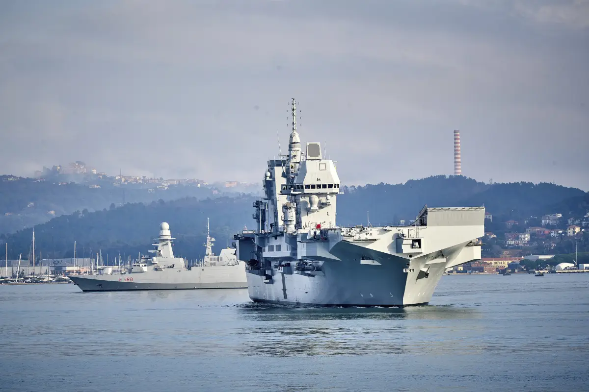 Livorno, 7 dicembre 2024. Nave "Trieste" consegnata alla MMI
