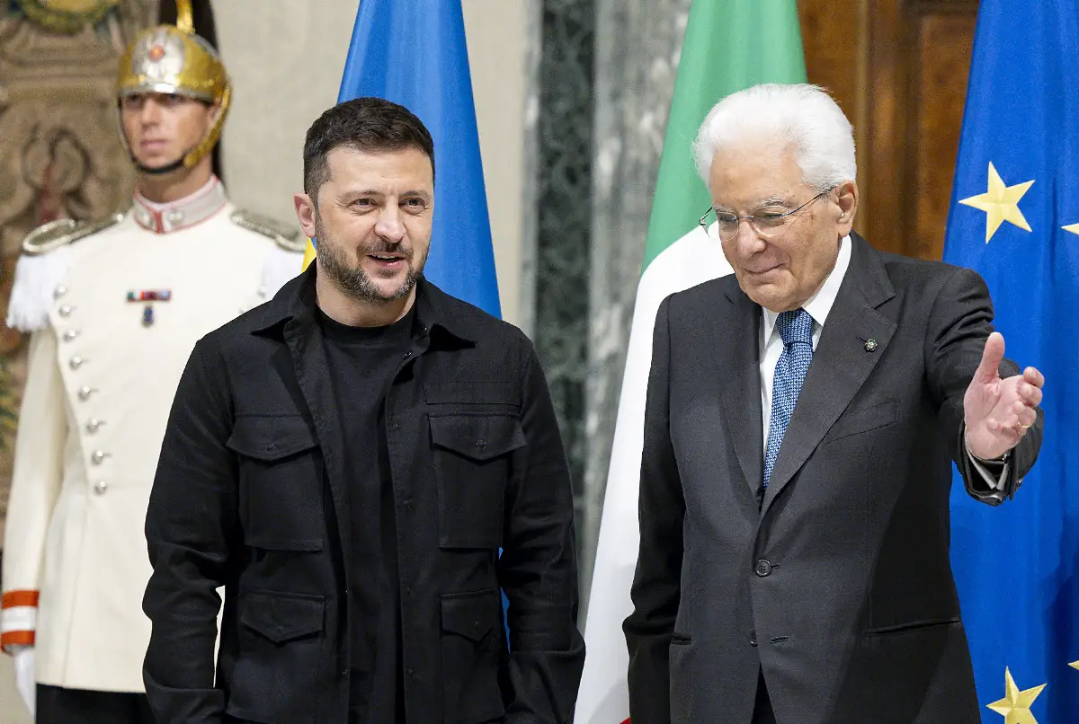 Palazzo del Quirinale, 09/07/2025 (II mandato) Il capo dello Stato Sergio Mattarella con il presidente d’Ucraina, Volodymyr Zelenskyy