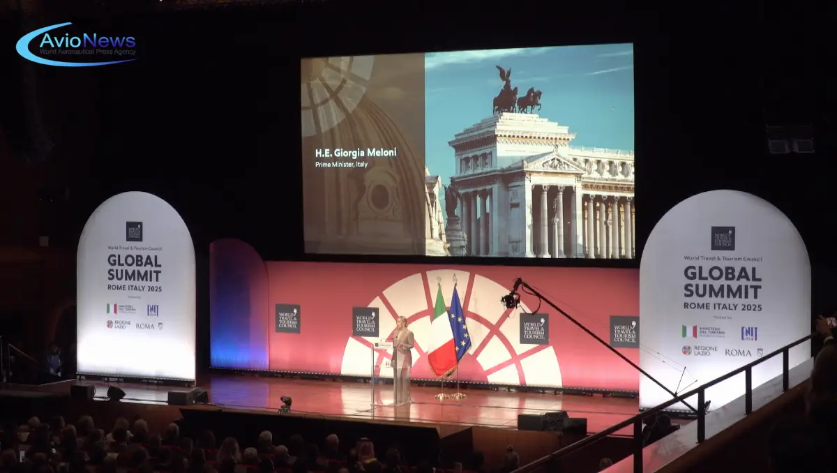 Giorgia Meloni at the Global Tourism Summit 2025