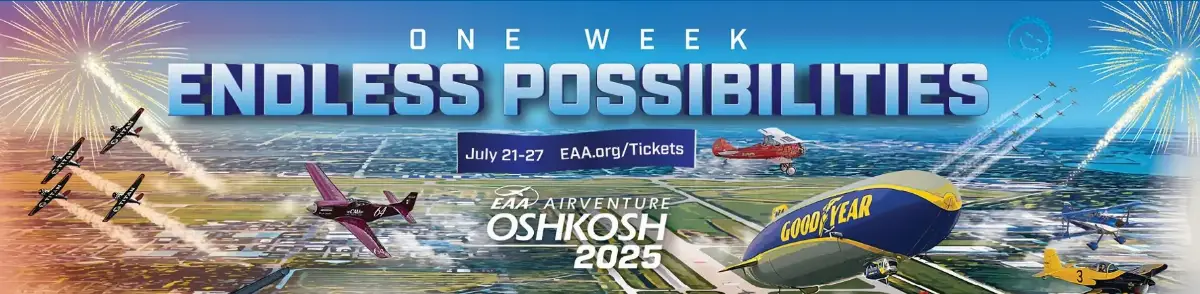 EAA AirVenture in Oshkosh, Wisconsin, from July 21 to 27, 2025