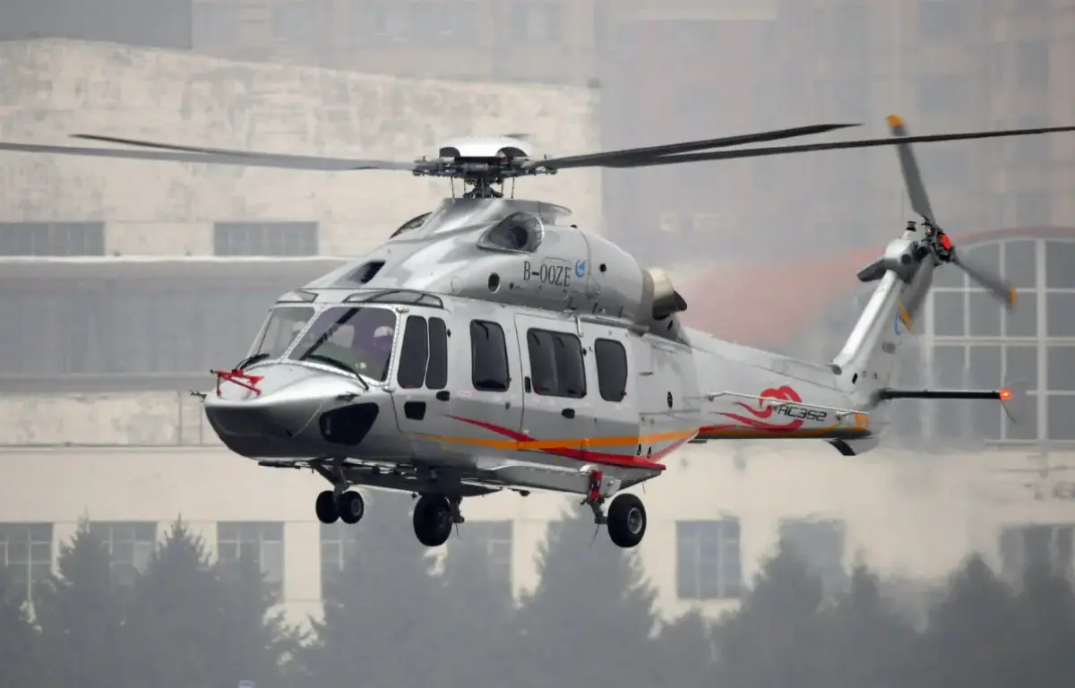 The AC352 helicopter manufactured by the Chinese company Avic