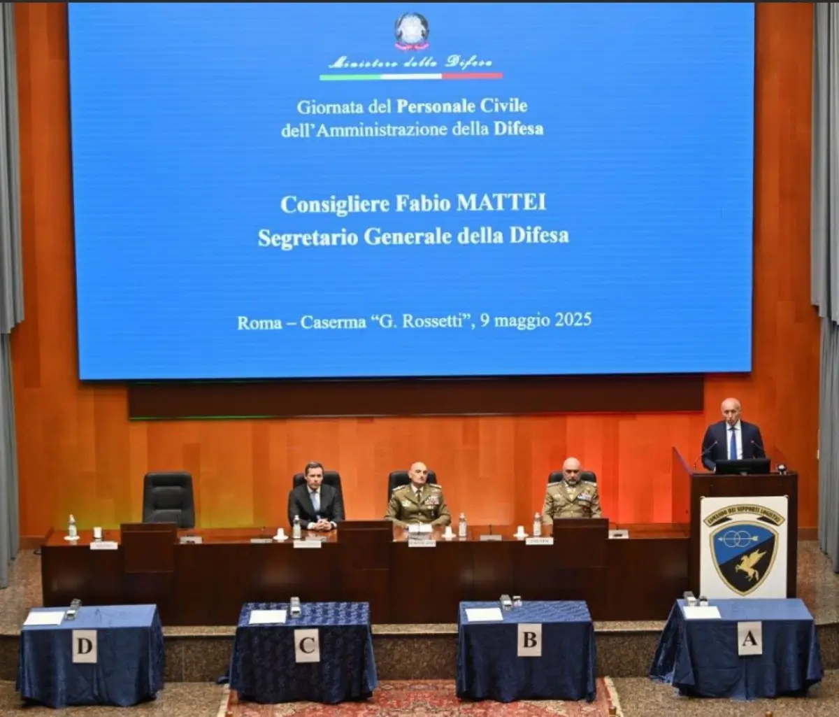 Roma, 9 maggio 2025 – La Difesa ha celebrato la Giornata del personale civile con la cerimonia svoltasi alla Cecchignola