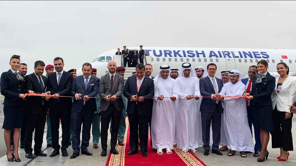 Inaugurazione volo Turkish Airlines per Sharjah, terza destinazione negli Emirati Arabi Uniti