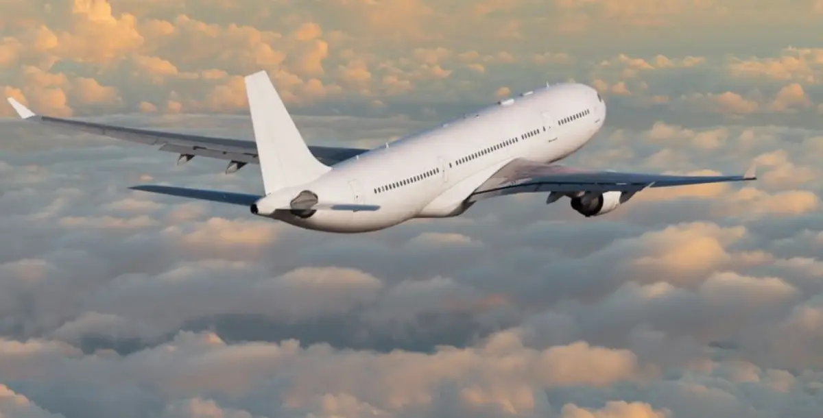 Aereo in volo