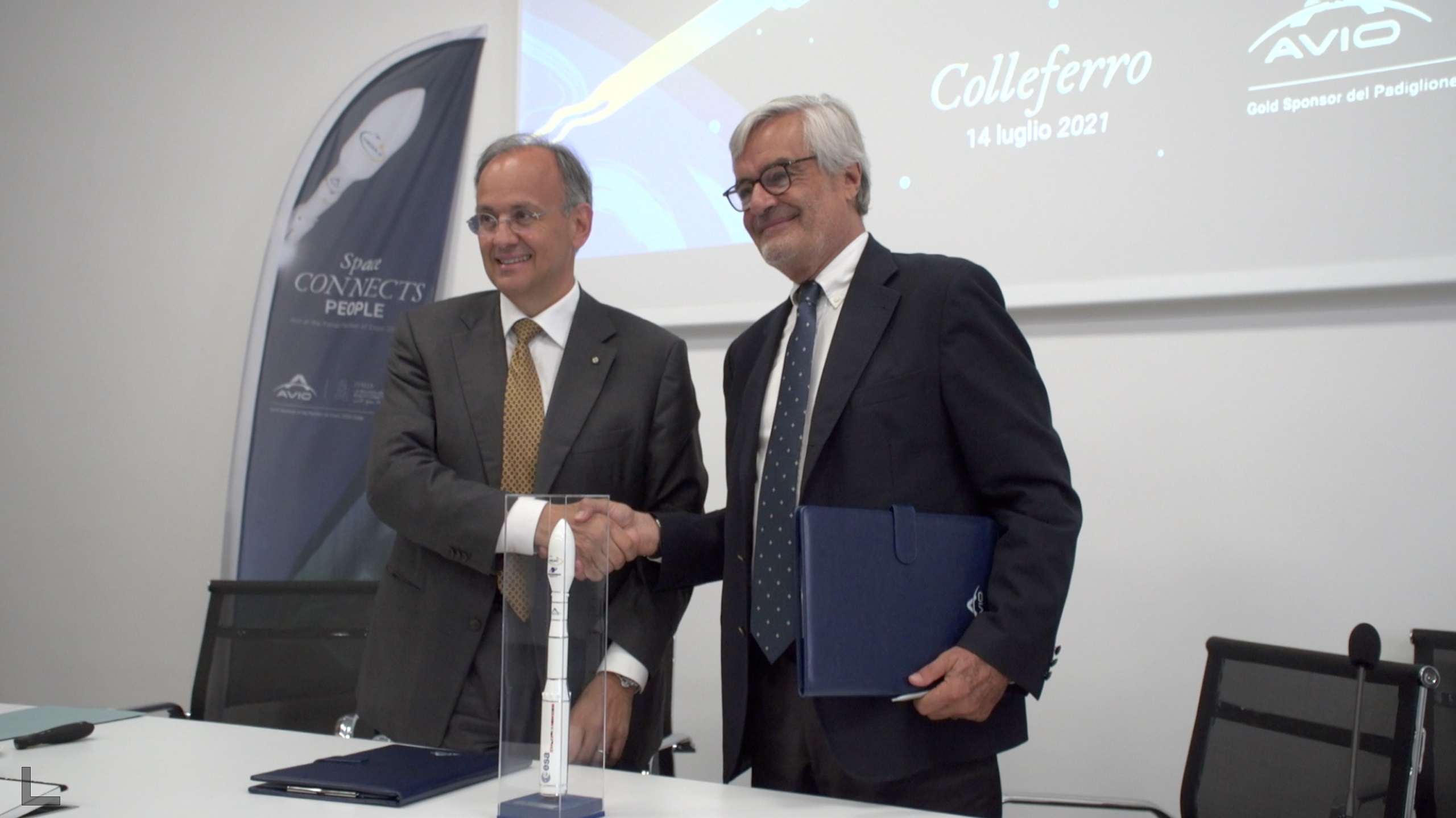 Giulio Ranzo, ad Avio SpA, ed il commissario partecipazione italiana ad "Expo 2020 Dubai" Paolo Glisenti hanno firmato accordo sponsorship