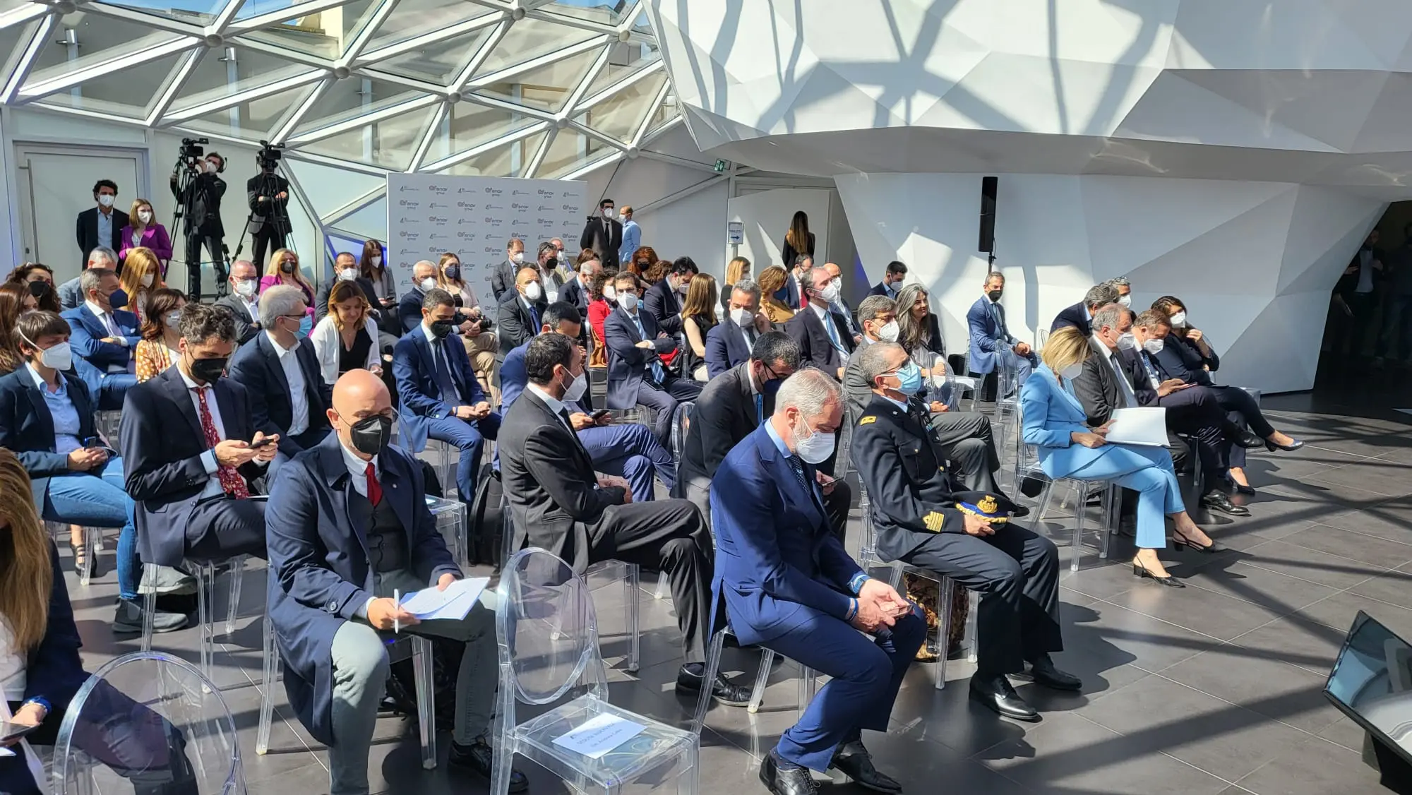 Il "4th Sustainability day" di Enav presso La Lanterna di Fuksas, Roma, il 17 maggio 2022