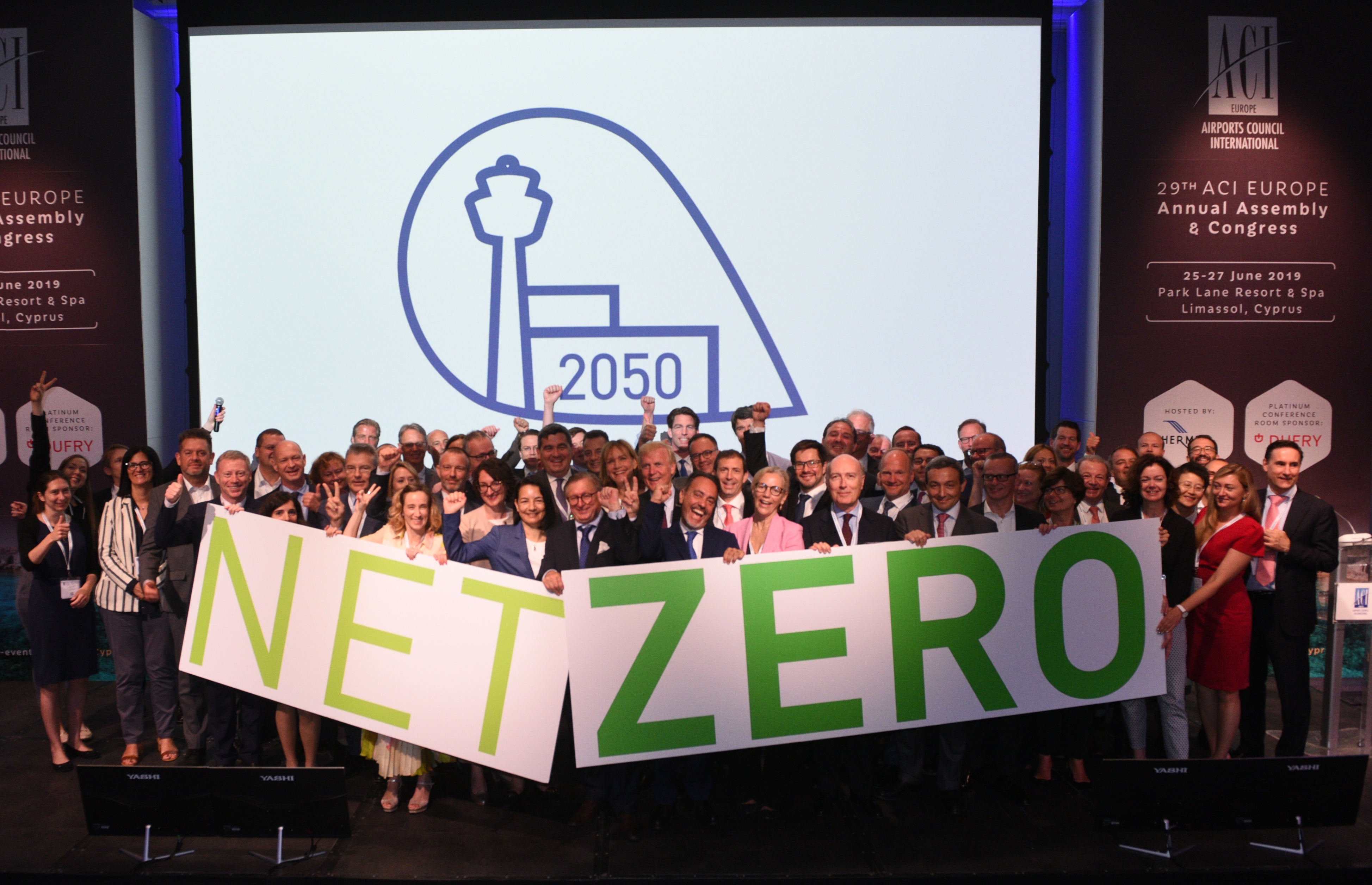 Aci Europe: impegno zero netto nel 2050 preso il 26 giugno 2019 a Cipro