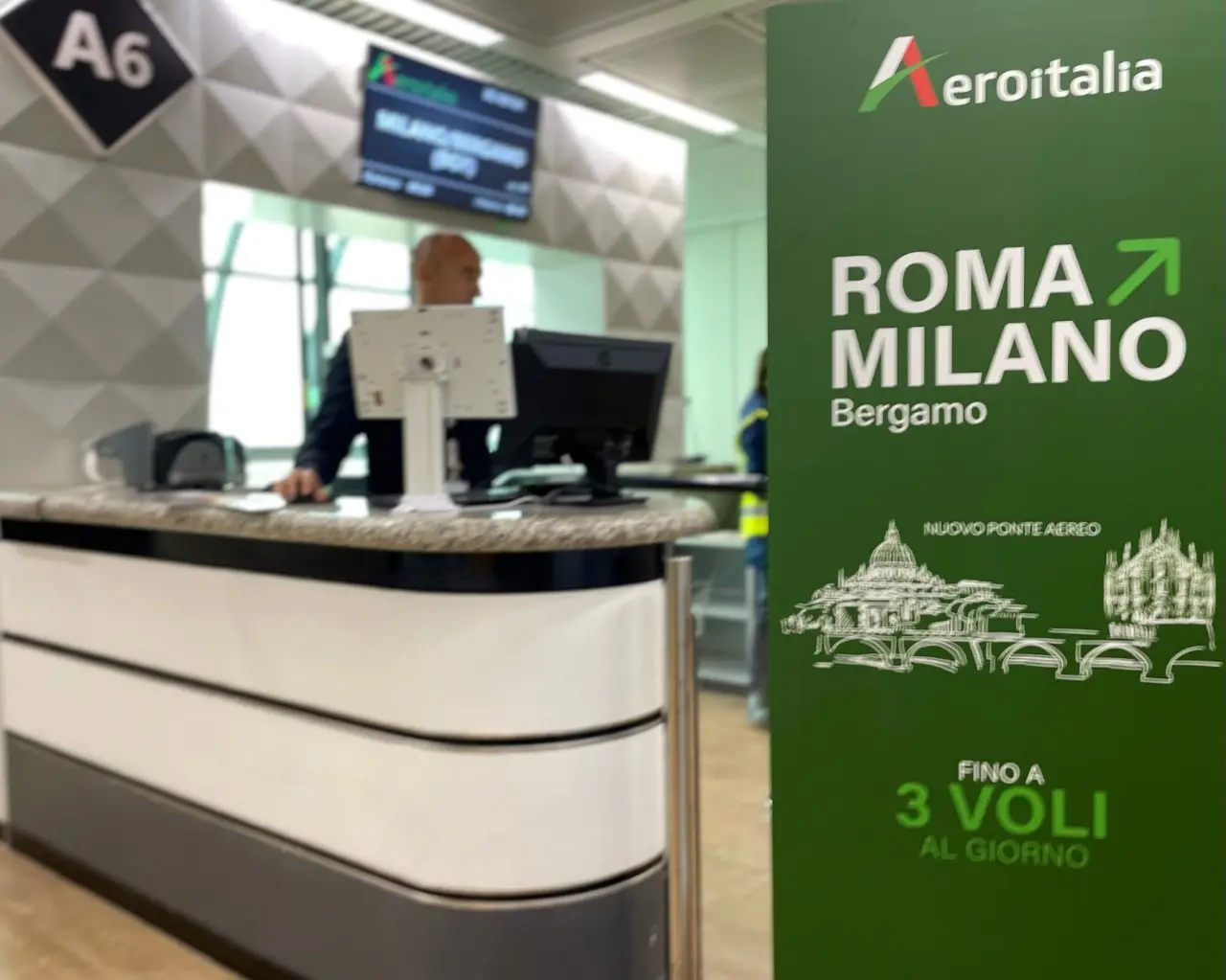 Aeroitalia dal 14 novembre 2022 collega Roma-Fiumicino con Bergamo grazie a tre voli giornalieri