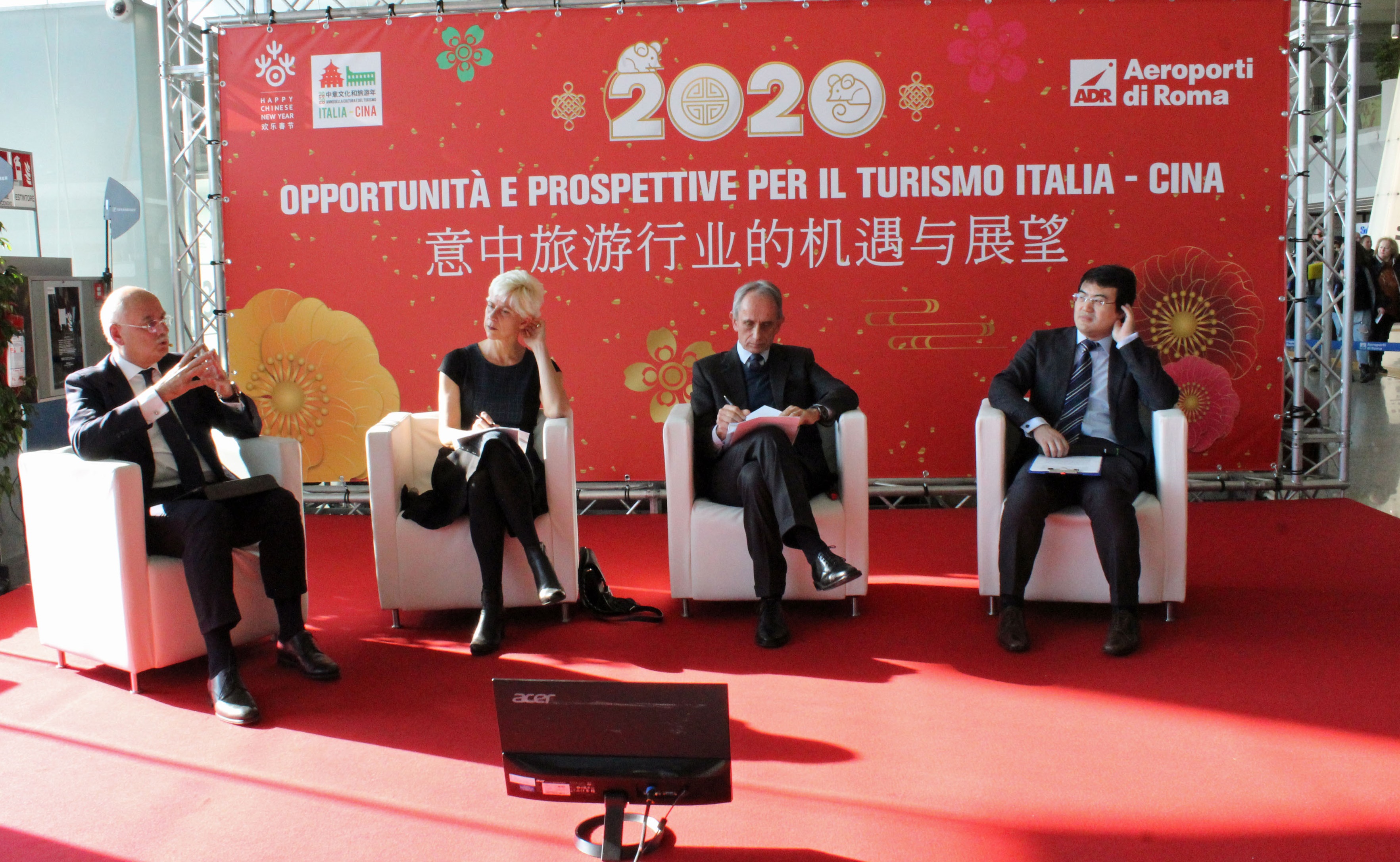 Conferenza del 23 gennaio 2020 all’aeroporto di Fiumicino dal tema “2020: opportunità e prospettive per il turismo Italia-Cina"