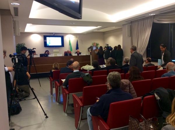 Conferenza-stampa di presentazione del 23/11/2015 a Roma presso Dg Enac del progetto "Autismo-In viaggio attraverso l'aeroporto"