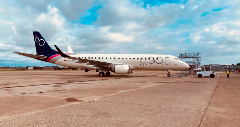 "Martina", primo aereo della flotta Ego Airways, data di nascita 29 luglio 2020, ad un anno esatto dalla fondazione dell’azienda