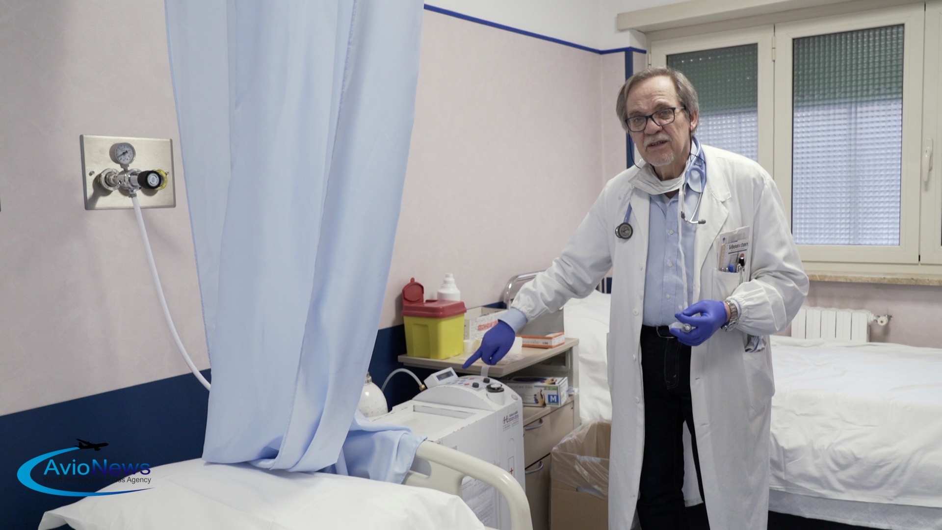 Il dottor Mauro Martinelli, responsabile reparto Ozonoterapia dell'ospedale San Pietro Fatebenefratelli