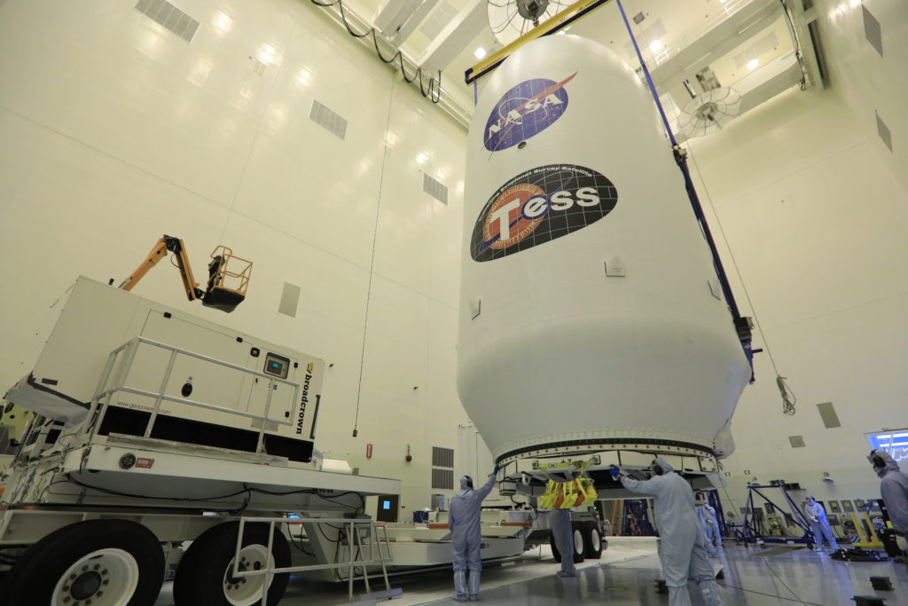 Space: launch of Tess spacecraft lined up for tomorrow. Checks on the navigation control system