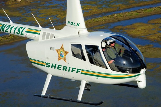 Polk County Sheriff’s Office (PCSO) Aviation Unit took delivery of its third R-66 Police Helicopter