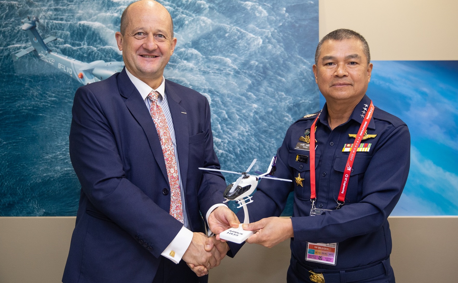 "Singapore Airshow 2020" (11-16 febbraio). Contratto Airbus Helicopters e Royal Thai Air Force per elicotteri H-135