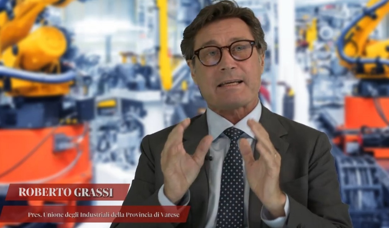 Roberto Grassi, presidente dell'Unione degli industriali della Provincia di Varese