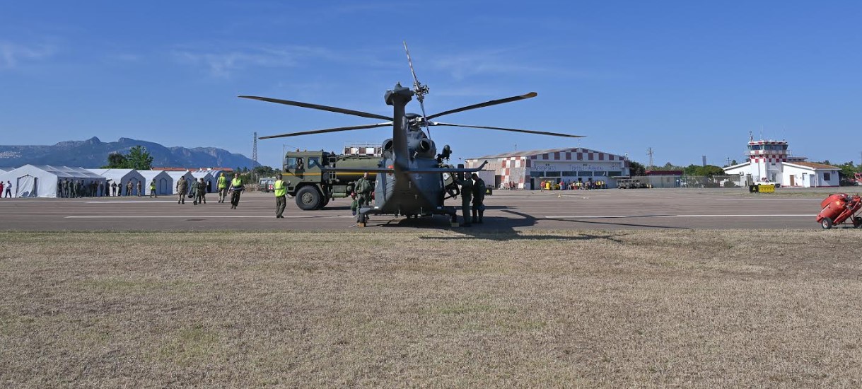 "Grifone 2026" (25-29 maggio a Tortolì, in Sardegna): elicottero AMI partecipa all'esercitazione internazionale di ricerca e soccorso aereo