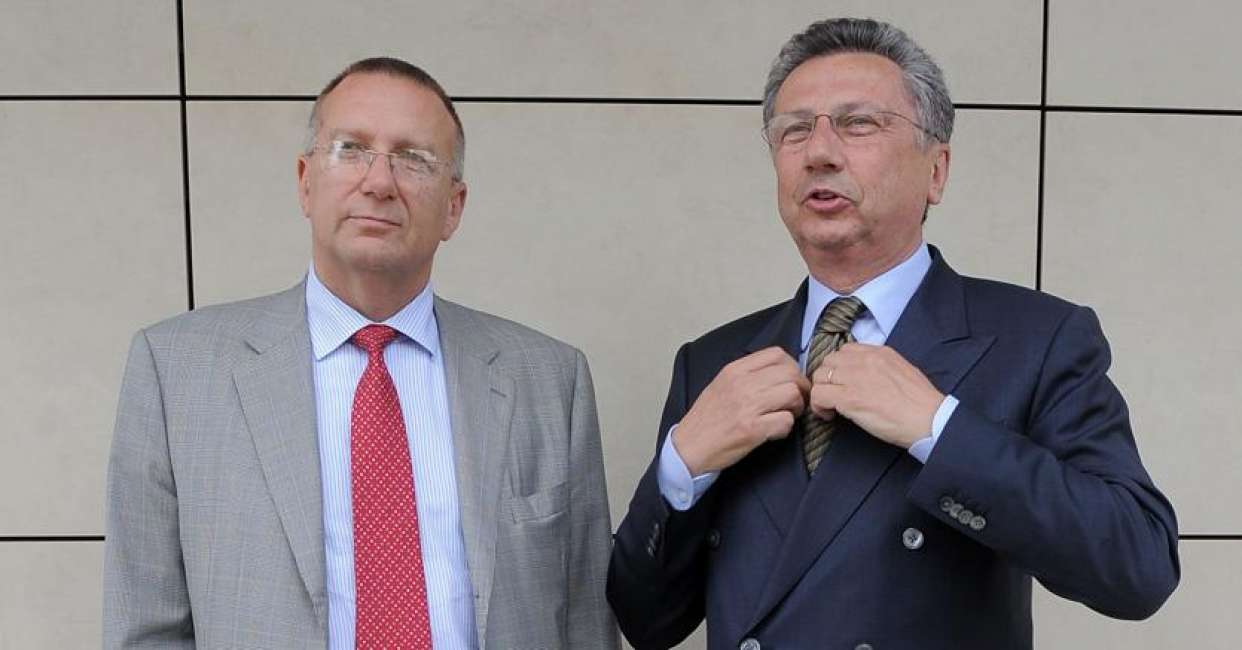 Gli ex-amministratori delegati di AgustaWestland e di Finmeccanica Bruno Spagnolini e Giuseppe Orsi