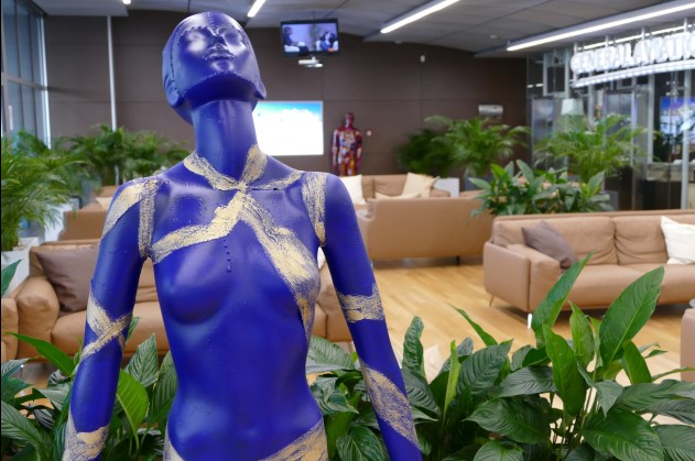 Opere di Franco Nonnis ospitate al Terminal aviazione generale aeroporto "Mario Mameli" di Cagliari