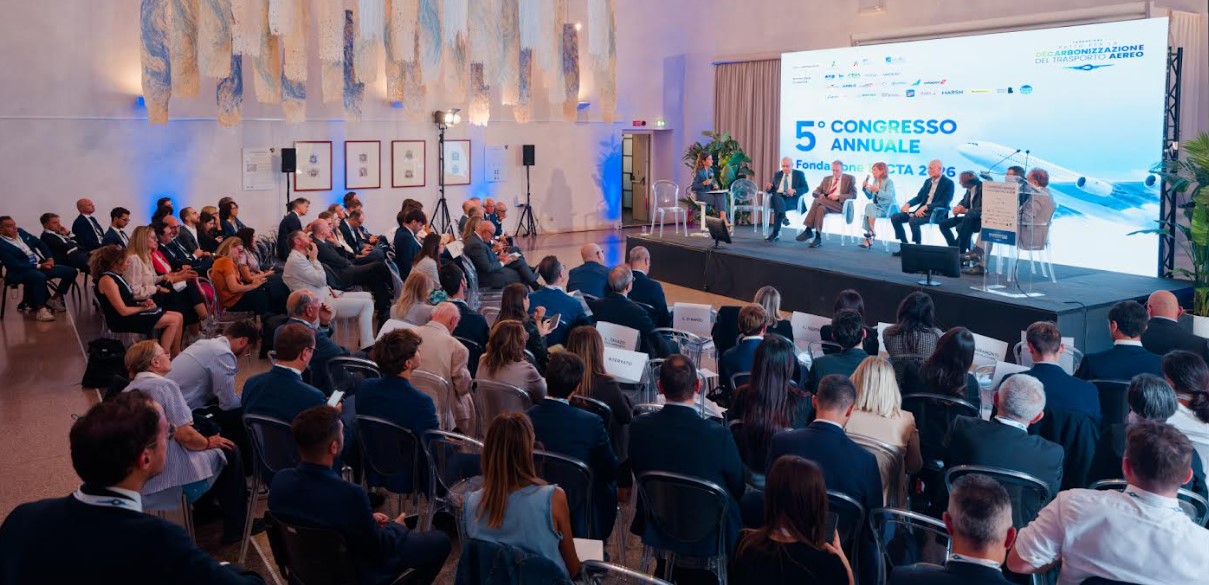 Roma, 24 settembre 2026. 5° congresso annuale della Fondazione Pacta (Patto per la decarbonizzazione del trasporto aereo) che si è svolto presso l’Istituto centrale per la grafica