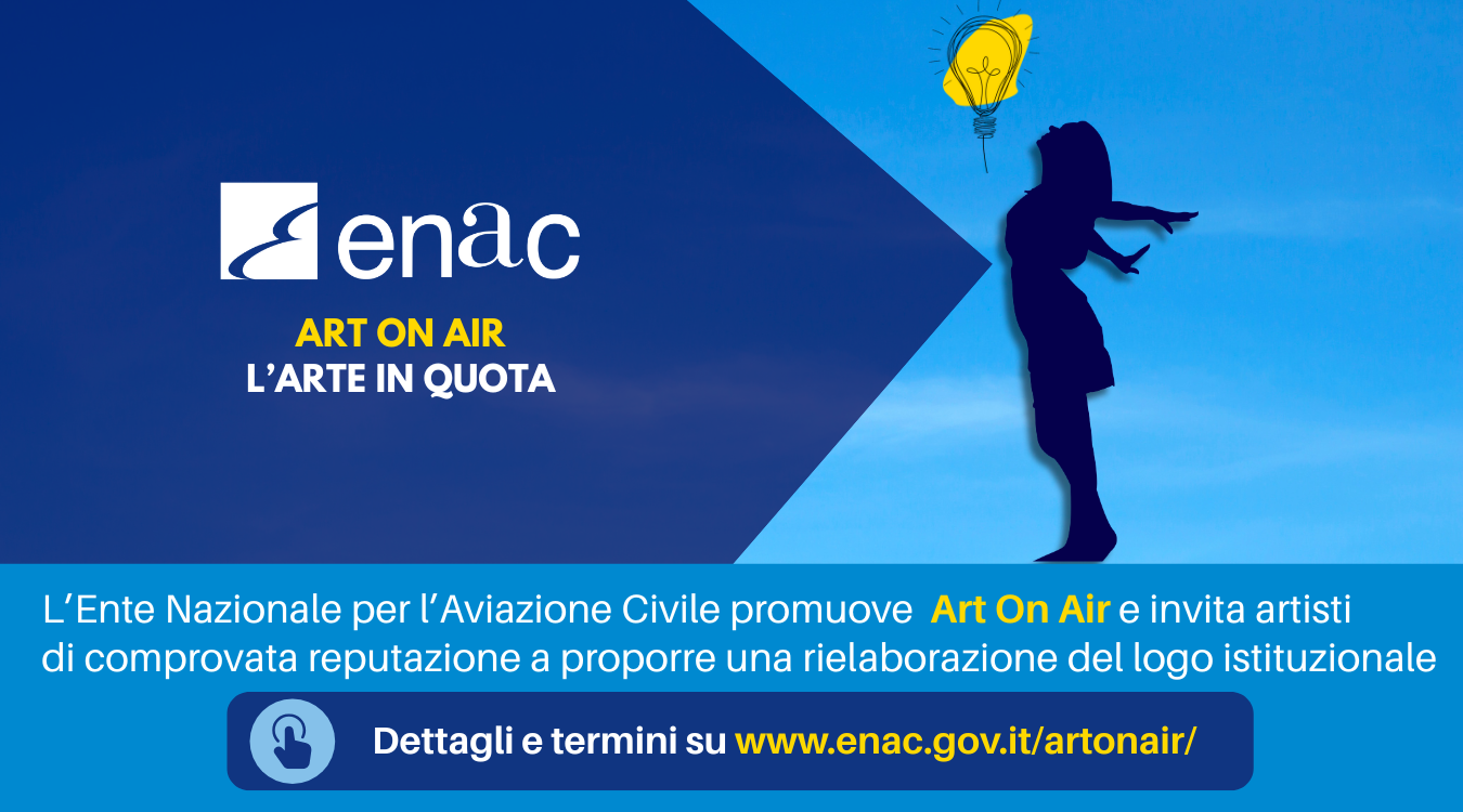 Enac: Art on Air, arte in quota, iniziativa per rielaborazione logo istituzionale