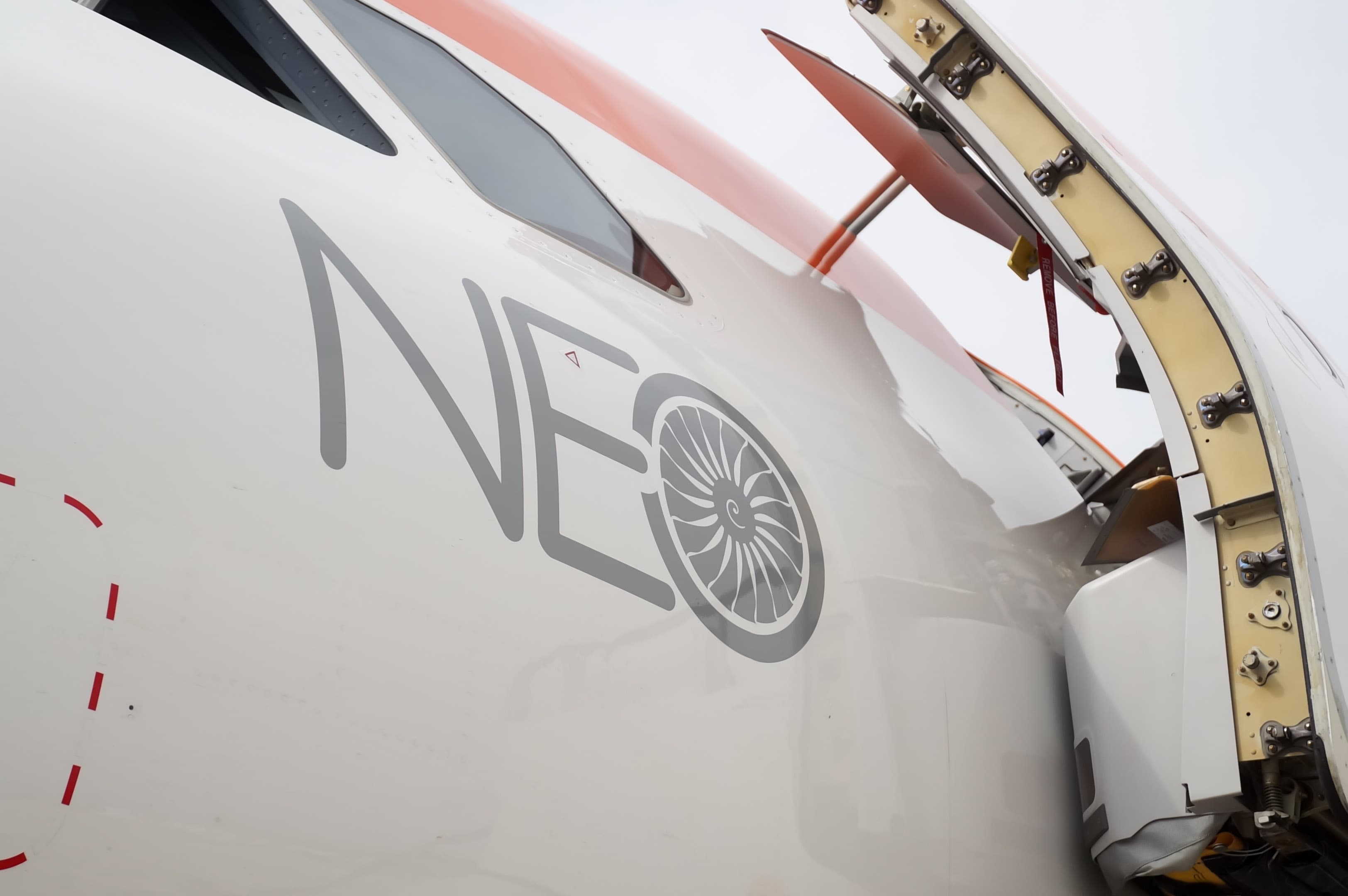 Aereo A-320neo di easyJet presentato a Napoli il 19 marzo 2019