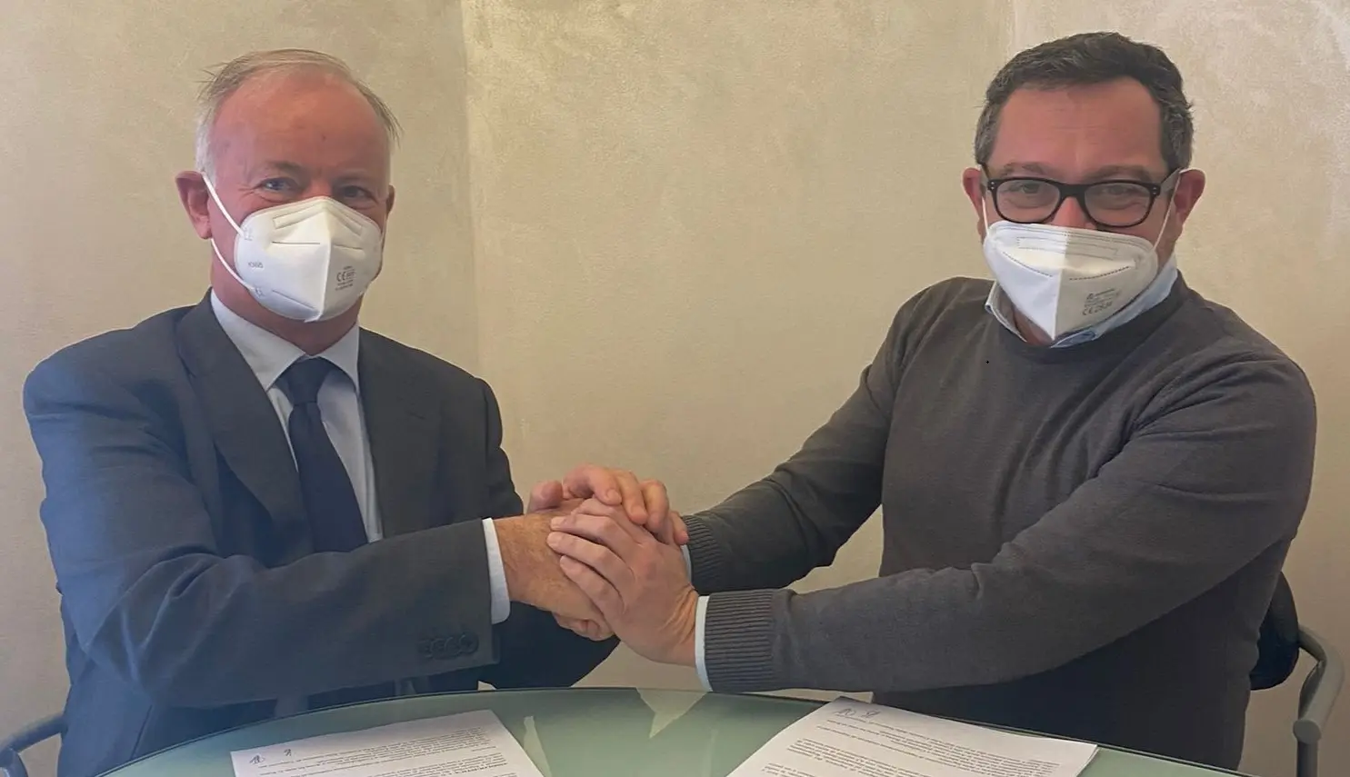 Presidente di Anita Thomas Baumgartner e quello di Assologistica Umberto Ruggerone firmano accordo di collaborazione