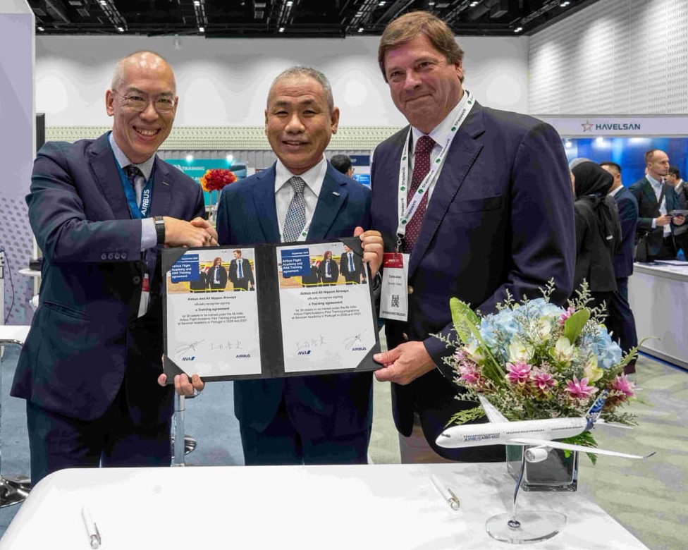 Airbus ed All Nippon Airways (ANA) firmano accordo per l’addestramento al volo durante l’"Asia Pacific Aviation Training Summit" (Apats)