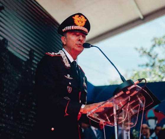 Il comandante generale dell’Arma, generale di Corpo d’Armata Salvatore Luongo, durante un suo intervento nel corso di un evento