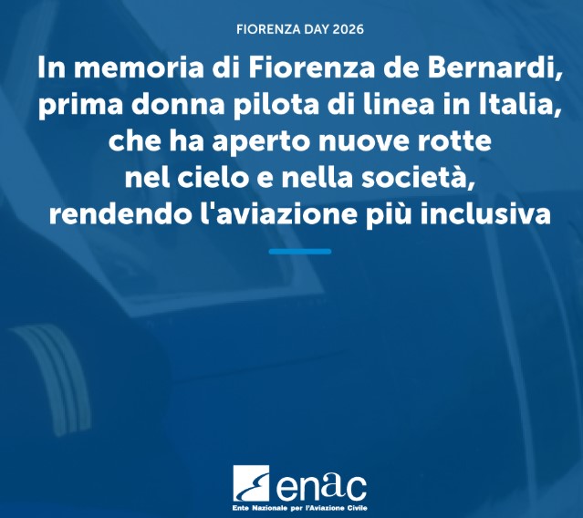 Roma, 23 maggio 2026. “Fiorenza Day”, la prima Giornata nazionale dedicata alla promozione del volo al femminile