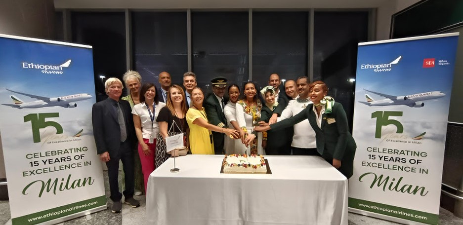 Milano, 2 luglio 2026. Ethiopian Airlines ha celebrato il 15esimo anniversario del primo volo operato tra Malpensa ed Addis Abeba