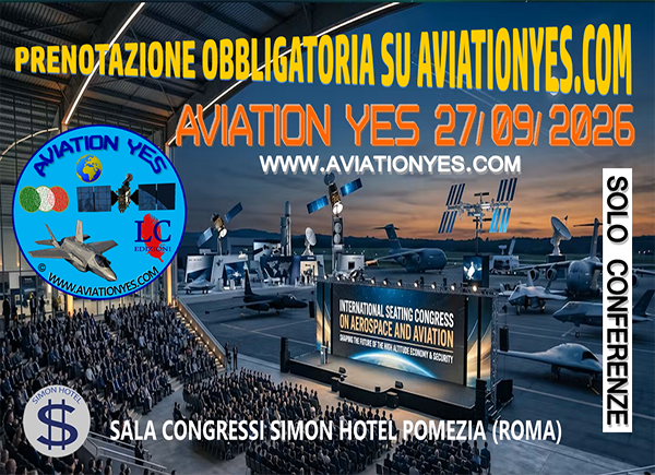 Locandina evento "Aviation Yes" di domenica 27 settembre 2026 a Pomezia (Roma)