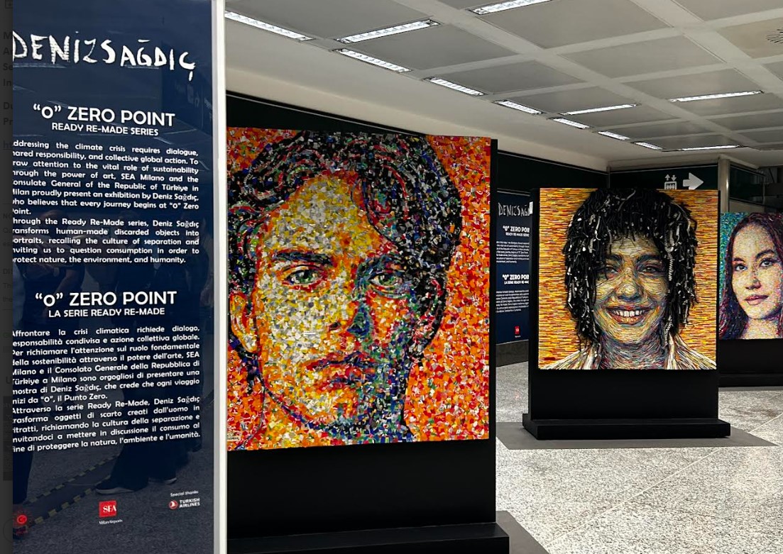 Malpensa: “0” Zero Point Intercontinental Sustainability & Upcycling Exhibition, la serie Ready-Re Made di Deniz Sağdıç mostra inaugurata l'11 giugno 2026 all'aeroporto