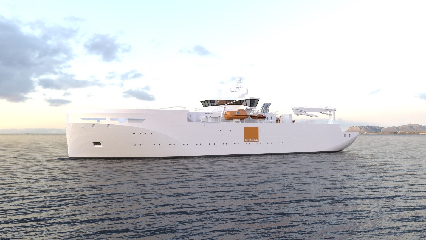 Vard (Fincantieri) will design a cable repair vessel for the French company Orange Marine