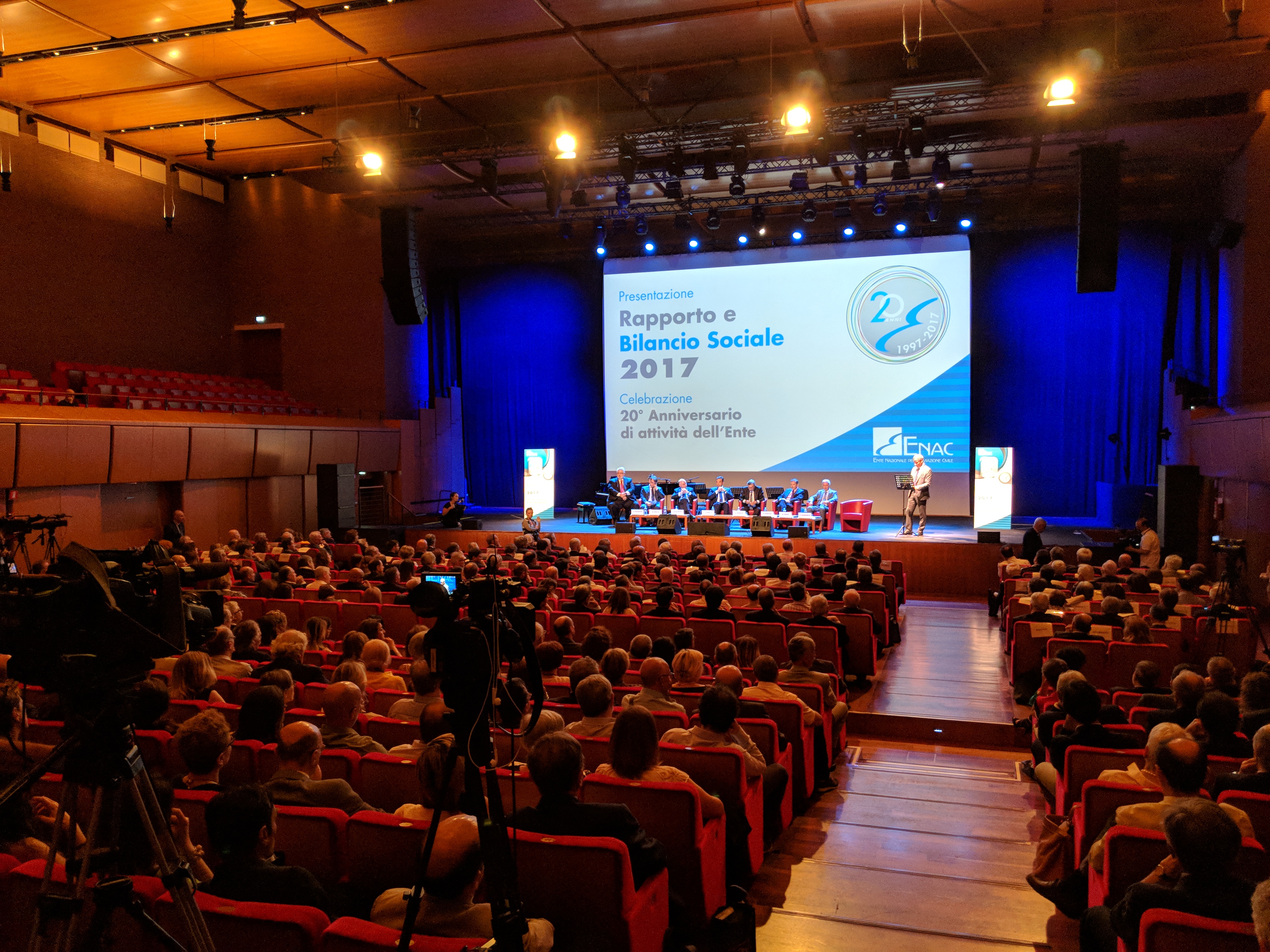 Presentazione Rapporto e Bilancio Sociale ENAC 2017 e celebrazione 20° Anniversario di attività dell'Ente