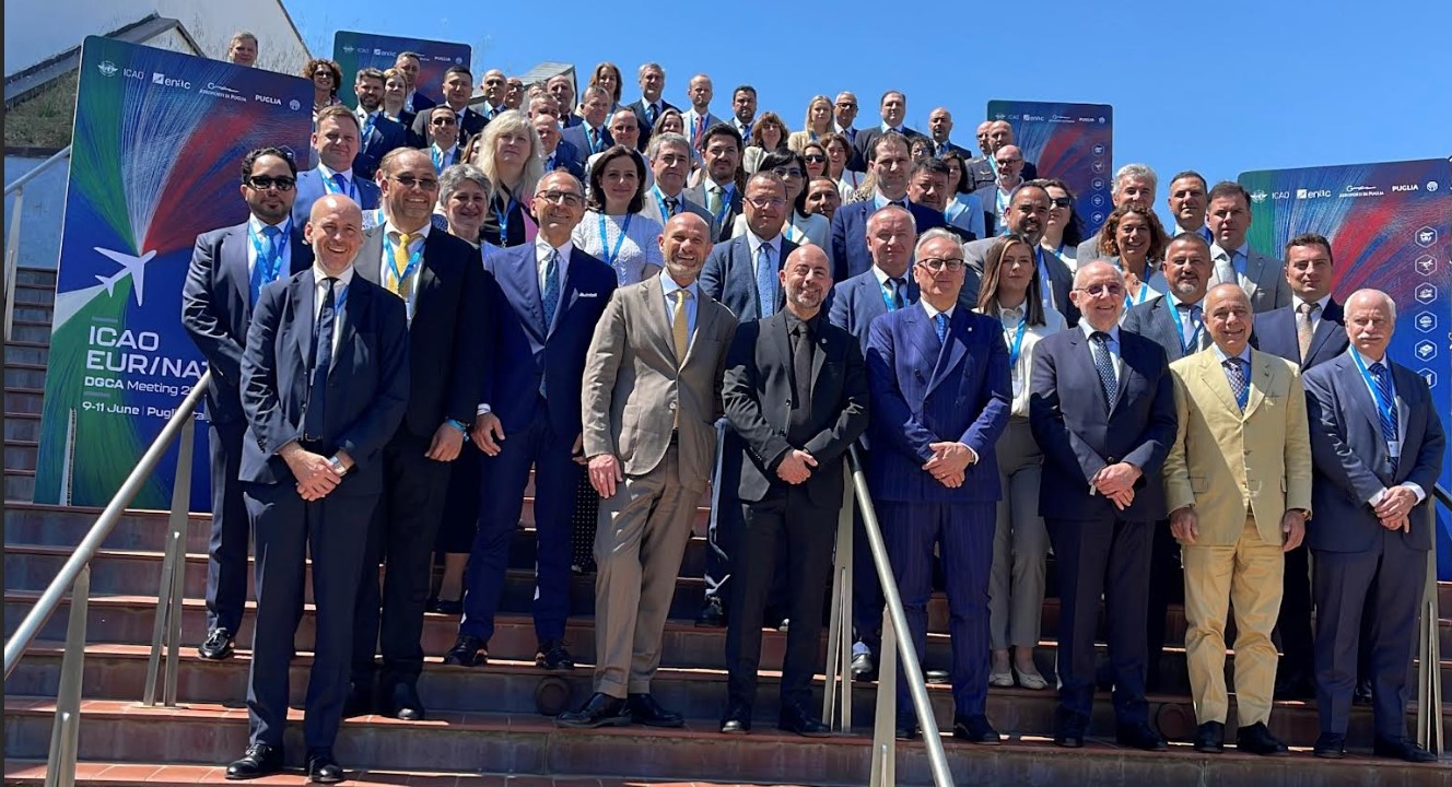 Puglia, Icao Eur/Nat Dgca Meeting 2026 dal 9 all'11 giugno il più importante appuntamento istituzionale dell'aviazione civile dell'area Europa e Nord Atlantico