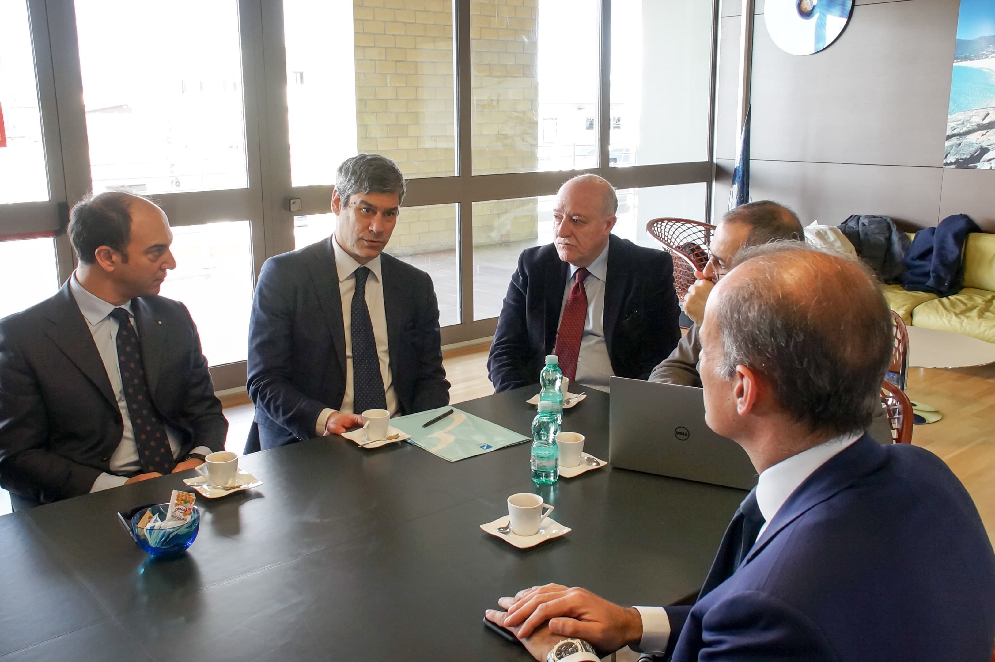 Dg Enac Alessio Quaranta all'aeroporto di Cagliari incontra i vertici Sogaer durante la visita effettuata in data 29 gennaio 2019