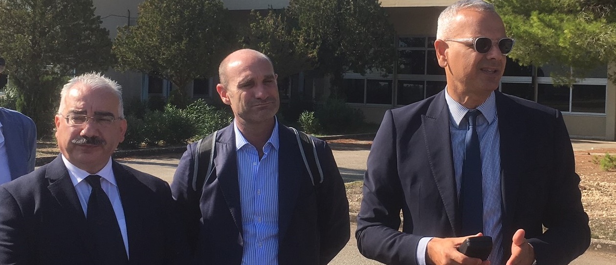 Da sinistra: Cosimo Borracino, assessore Sviluppo economico Regione Puglia; Antonio Vasile, vp AdP; Marco Catamerò, dg AdP