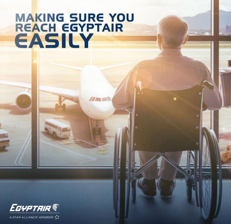Egyptair: rendere accessibile il viaggio aereo a Persone con ridotta mobilità e disabili