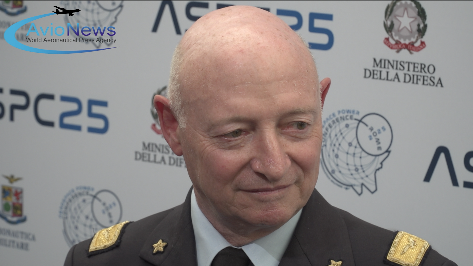 Il capo di Stato Maggiore dell'Aeronautica militare italiana generale Squadra Aerea Luca Goretti