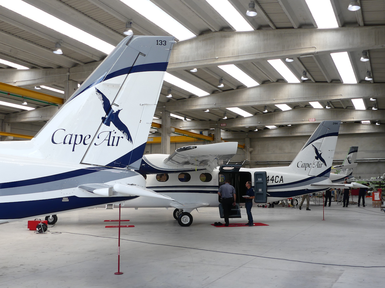 P-2012 Traveller, Tecnam’s first commuter airline aircraft to be delivered to its launch customer, Boston-based regional airline Cape Air