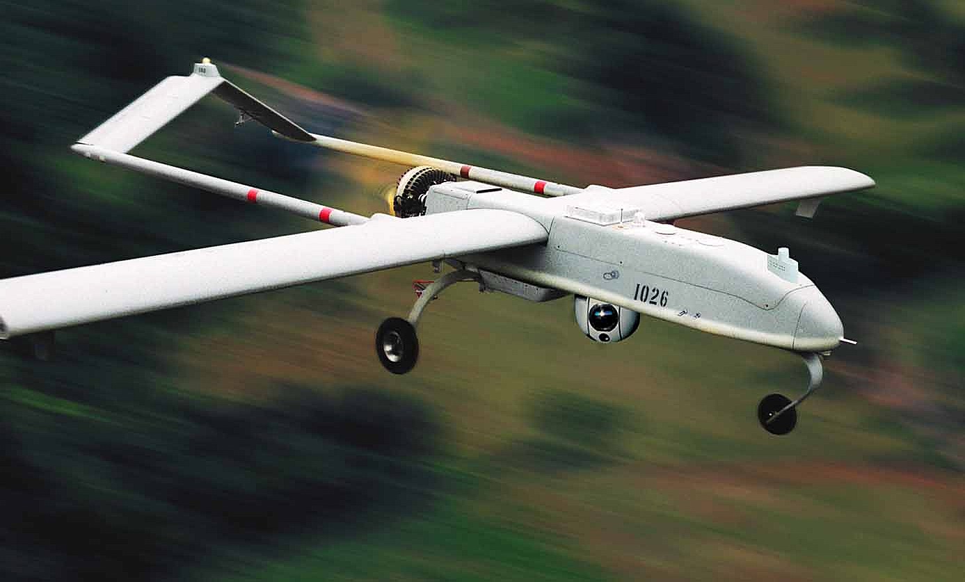 Aereo drone AAI RQ-7 Shadow, di classe 2 secondo la classificazione Nato