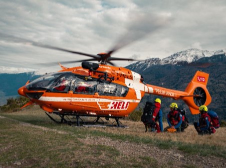 Elicottero H-145D3 a cinque pale in servizio per la Heli – Elisoccorso Alto Adige