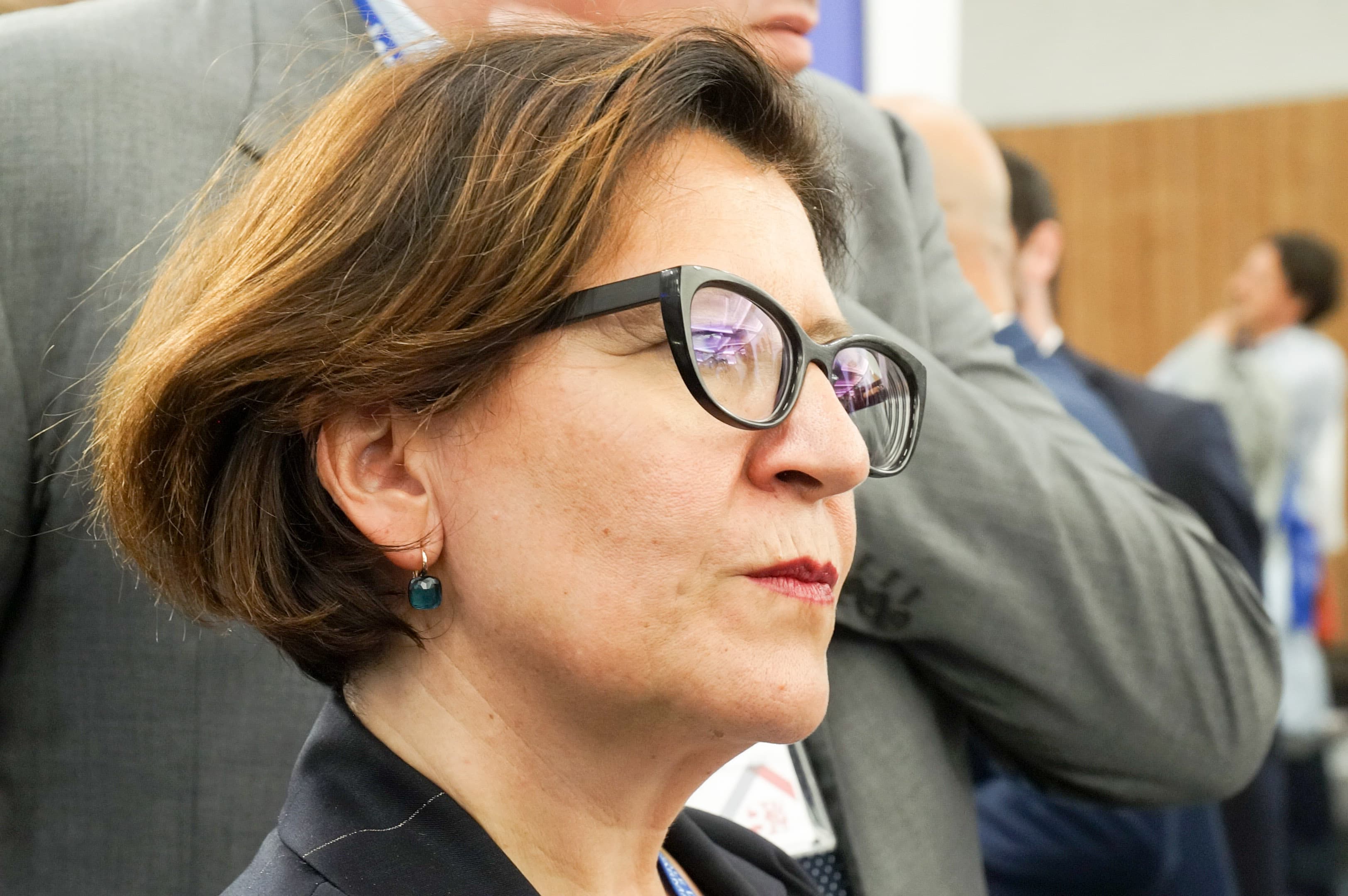 Il ministro della Difesa Elisabetta Trenta in visita presso Le Bourget di Parigi in data 18 giugno 2019