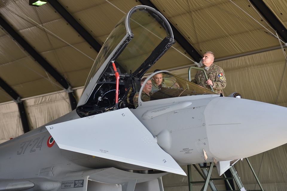 Task Force 4th Wing: first month of mission for the Eurofighter airplanes in Romania. Index photos of the NATO mission