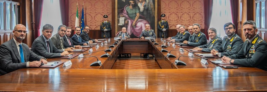 Roma, 26 giugno 2025. GdF-Acn: accordo sottoscritto dal comandante generale della Guardia di Finanza, generale CA Andrea De Gennaro, e dal dg Agenzia cybersicurezza nazionale Bruno Frattasi