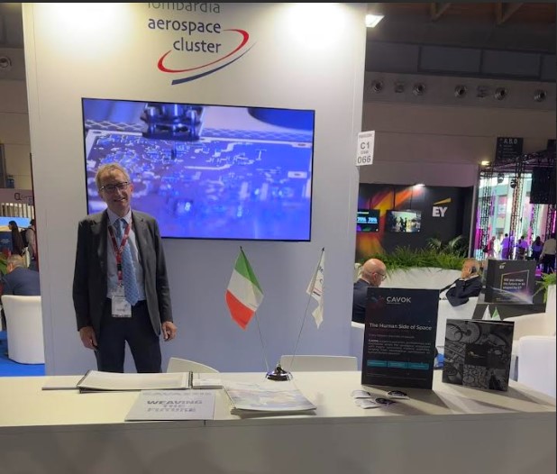Paolo Cerabolini, presidente di Lombardia Aerospace Cluster allo stand del Lac a BEX (23-25 settembre 2026) a Rimini